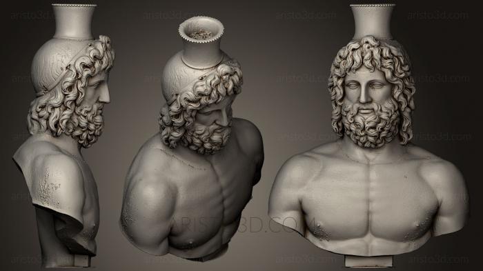 Busts and heads antique and historical (BUSTA_0437) 3D model for CNC machine